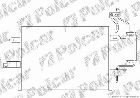 Polcar 5559K81X - Lauhdutin, ilmastointilaite inparts.fi