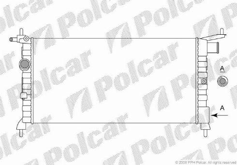 Polcar 5555081X - Jäähdytin,moottorin jäähdytys inparts.fi