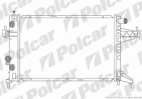 Polcar 5556085X - Jäähdytin,moottorin jäähdytys inparts.fi
