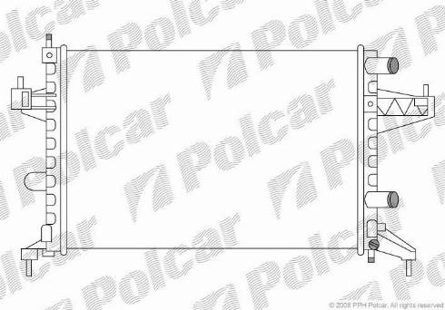 Polcar 5556081X - Jäähdytin,moottorin jäähdytys inparts.fi