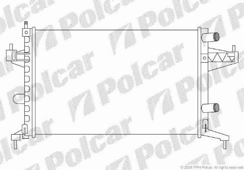 Polcar 555608-1 - Jäähdytin,moottorin jäähdytys inparts.fi