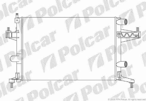 Polcar 555608A1 - Jäähdytin,moottorin jäähdytys inparts.fi