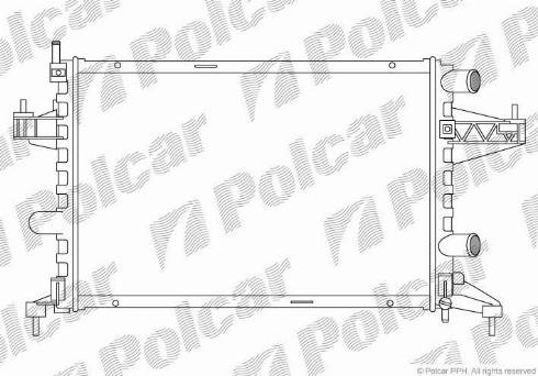 Polcar 555608B1 - Jäähdytin,moottorin jäähdytys inparts.fi