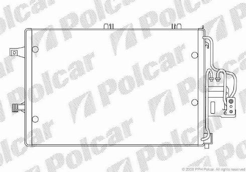 Polcar 5557K81X - Lauhdutin, ilmastointilaite inparts.fi