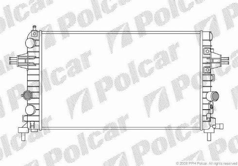 Polcar 550908-2 - Jäähdytin,moottorin jäähdytys inparts.fi