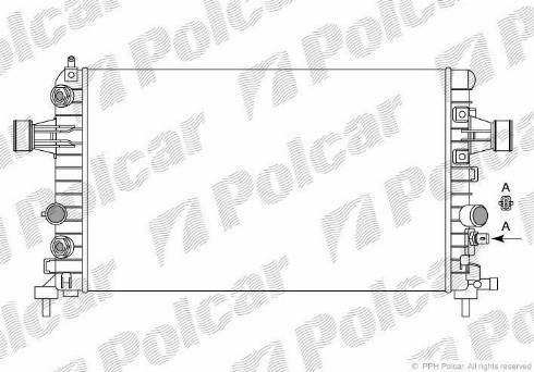 Polcar 5509087X - Jäähdytin,moottorin jäähdytys inparts.fi