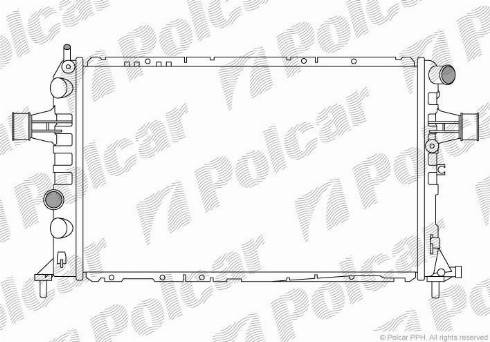 Polcar 5508084X - Jäähdytin,moottorin jäähdytys inparts.fi