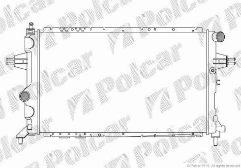 Polcar 550808-4 - Jäähdytin,moottorin jäähdytys inparts.fi