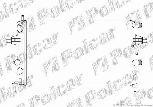 Polcar 5508081X - Jäähdytin,moottorin jäähdytys inparts.fi