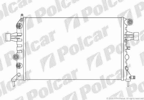 Polcar 5508082X - Jäähdytin,moottorin jäähdytys inparts.fi