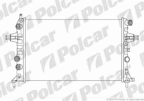 Polcar 550808A2 - Jäähdytin,moottorin jäähdytys inparts.fi