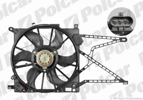 Polcar 550823W5 - Tuuletin, moottorin jäähdytys inparts.fi