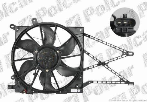 Polcar 550823W4 - Tuuletin, moottorin jäähdytys inparts.fi