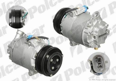 Polcar 8FK351134761 - Kompressori, ilmastointilaite inparts.fi