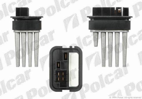 Polcar 5508KST-4 - Ohjainlaite, lämmitys / tuuletus inparts.fi