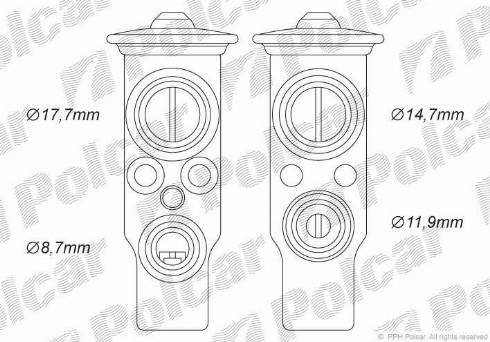 Polcar 5516KZ-2 - Paisuntaventtiili, ilmastointilaite inparts.fi