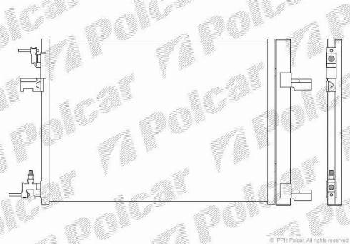 Polcar 5511K8C1 - Lauhdutin, ilmastointilaite inparts.fi