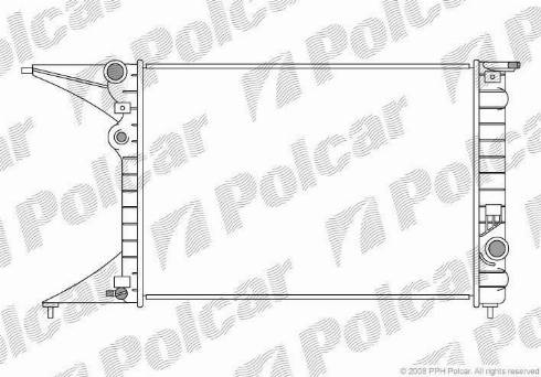 Polcar 552708-0 - Jäähdytin,moottorin jäähdytys inparts.fi