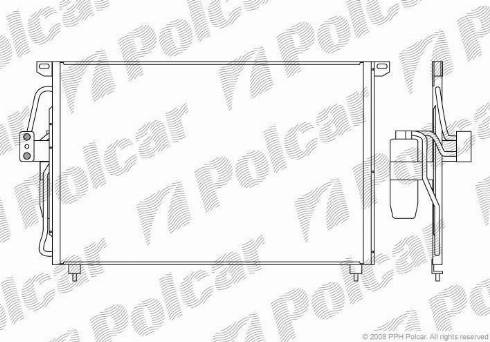 Polcar 5527K81X - Lauhdutin, ilmastointilaite inparts.fi