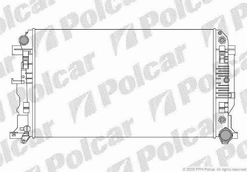 Polcar 506508A1 - Jäähdytin,moottorin jäähdytys inparts.fi