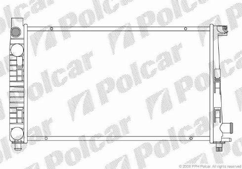 Polcar 500508-5 - Jäähdytin,moottorin jäähdytys inparts.fi