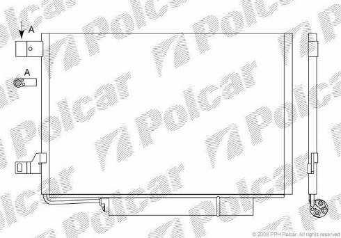 Polcar 5006K8C1 - Lauhdutin, ilmastointilaite inparts.fi