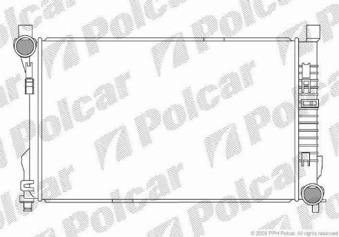 Polcar 500308-4 - Jäähdytin,moottorin jäähdytys inparts.fi