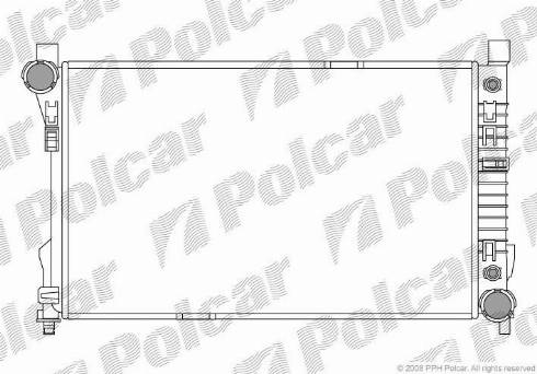 Polcar 500308-2 - Jäähdytin,moottorin jäähdytys inparts.fi