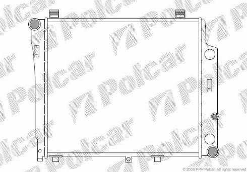 Polcar 5002089X - Jäähdytin,moottorin jäähdytys inparts.fi