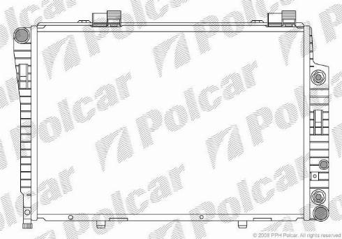 Polcar 5002084X - Jäähdytin,moottorin jäähdytys inparts.fi