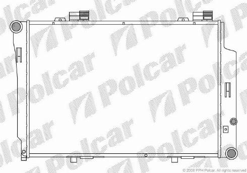 Polcar 500208-1 - Jäähdytin,moottorin jäähdytys inparts.fi