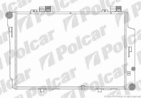 Polcar 5002083X - Jäähdytin,moottorin jäähdytys inparts.fi