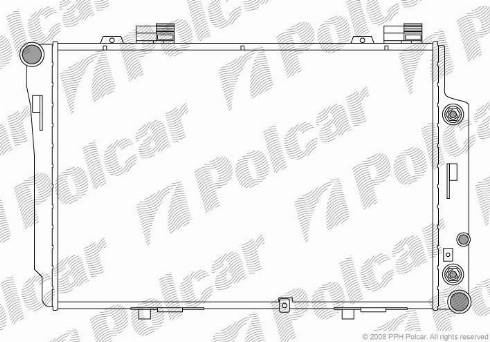 Polcar 500208-2 - Jäähdytin,moottorin jäähdytys inparts.fi