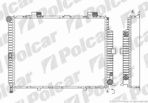 Polcar 5015089X - Jäähdytin,moottorin jäähdytys inparts.fi