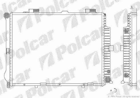 Polcar 501508-9 - Jäähdytin,moottorin jäähdytys inparts.fi