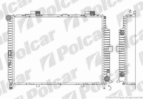 Polcar 5015088X - Jäähdytin,moottorin jäähdytys inparts.fi