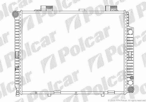 Polcar 501508-3 - Jäähdytin,moottorin jäähdytys inparts.fi