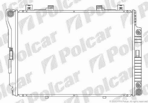 Polcar 502408-5 - Jäähdytin,moottorin jäähdytys inparts.fi