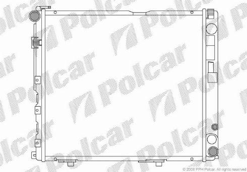 Polcar 50240803 - Jäähdytin,moottorin jäähdytys inparts.fi