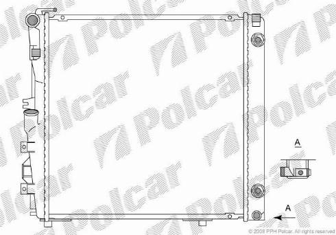 Polcar 502608-1 - Jäähdytin,moottorin jäähdytys inparts.fi