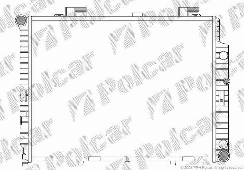 Polcar 502108-4 - Jäähdytin,moottorin jäähdytys inparts.fi