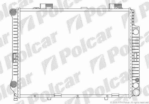 Polcar 502108-2 - Jäähdytin,moottorin jäähdytys inparts.fi