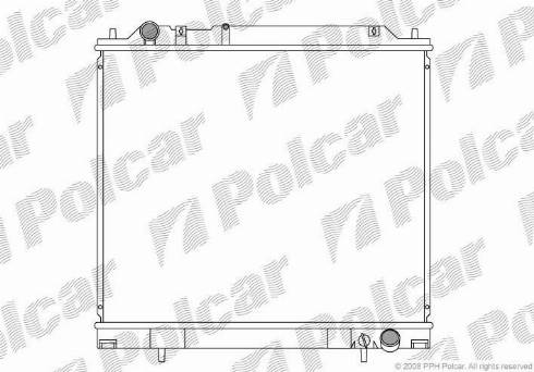 Polcar 525008-1 - Jäähdytin,moottorin jäähdytys inparts.fi