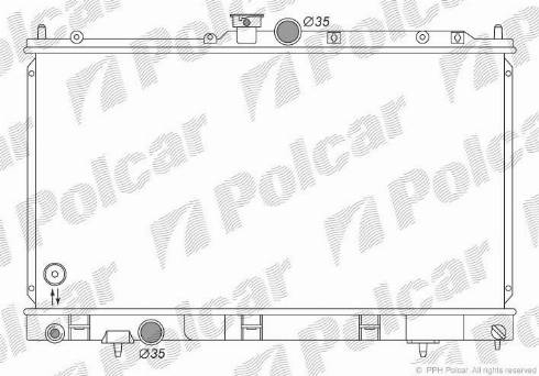 Polcar 5232084K - Jäähdytin,moottorin jäähdytys inparts.fi