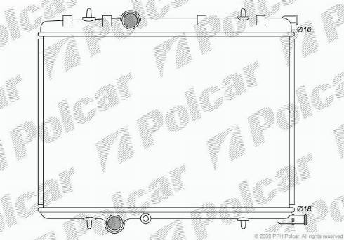 Polcar 5790082X - Jäähdytin,moottorin jäähdytys inparts.fi
