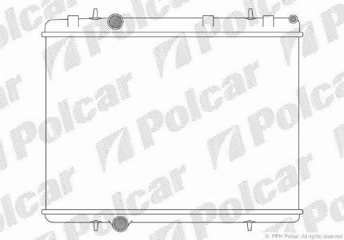 Polcar 579208-1 - Jäähdytin,moottorin jäähdytys inparts.fi