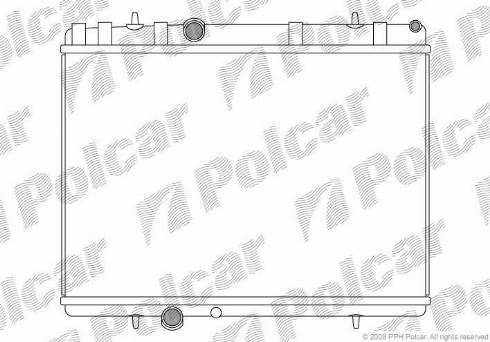 Polcar 5748085X - Jäähdytin,moottorin jäähdytys inparts.fi