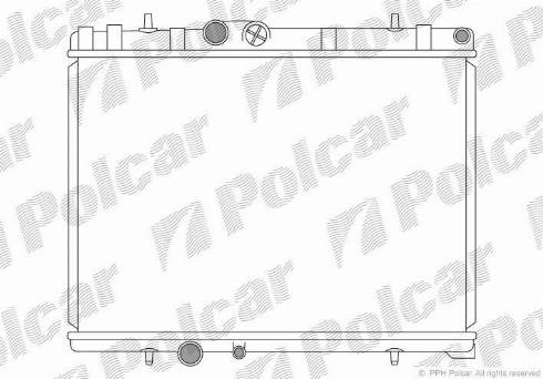 Polcar 574808-7 - Jäähdytin,moottorin jäähdytys inparts.fi