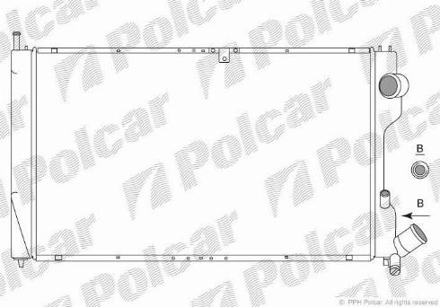 Polcar 5765084X - Jäähdytin,moottorin jäähdytys inparts.fi