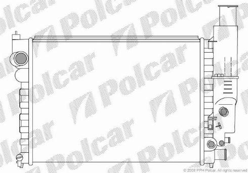 Polcar 5765081X - Jäähdytin,moottorin jäähdytys inparts.fi